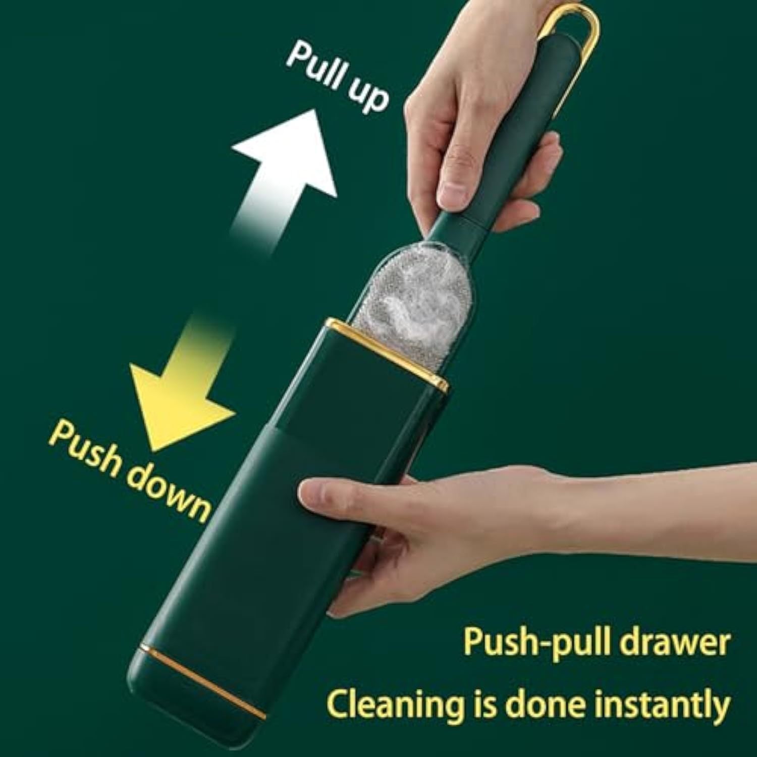 JMT-172810 Self-Cleaning Double-Sided Pet Hair Remover Brush for Clothes and Furniture