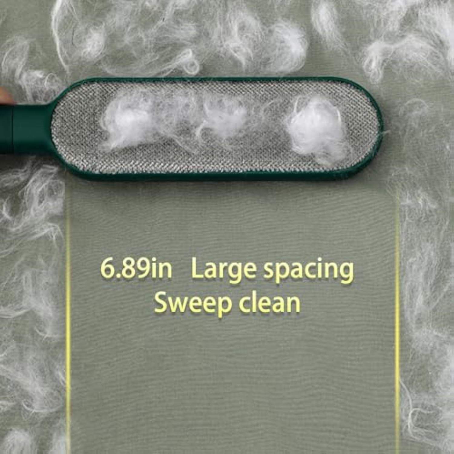 JMT-172810 Self-Cleaning Double-Sided Pet Hair Remover Brush for Clothes and Furniture