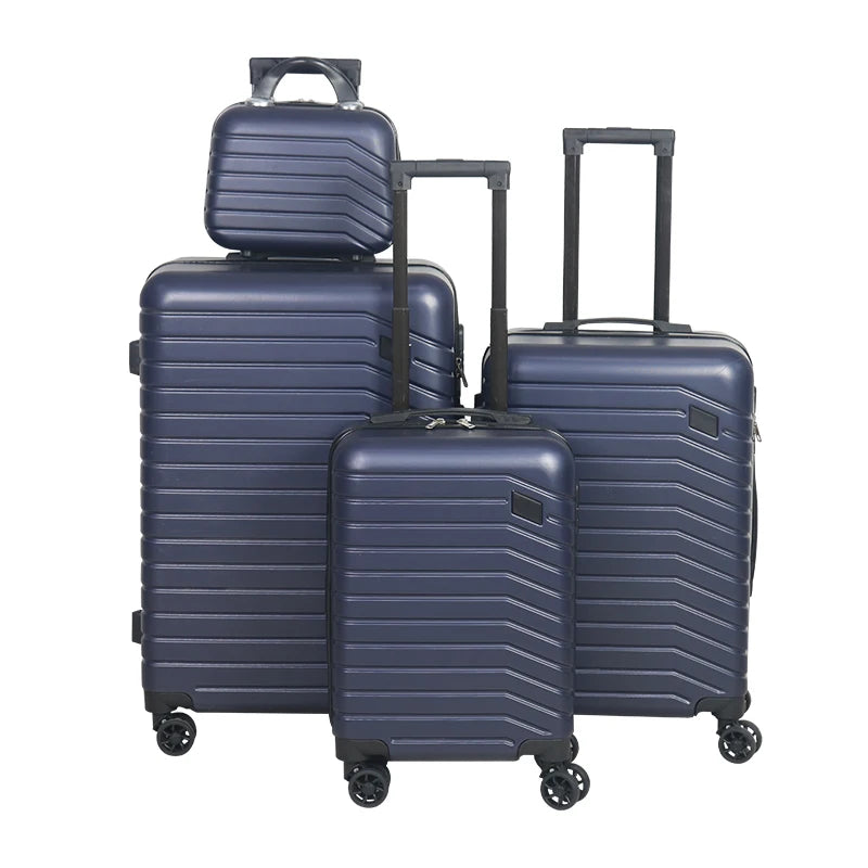 JMT-172874 OMASKA Custom ABS Luggage Set - 14, 20, 24, 28 Inch Spinner Wheels Travel Suitcases