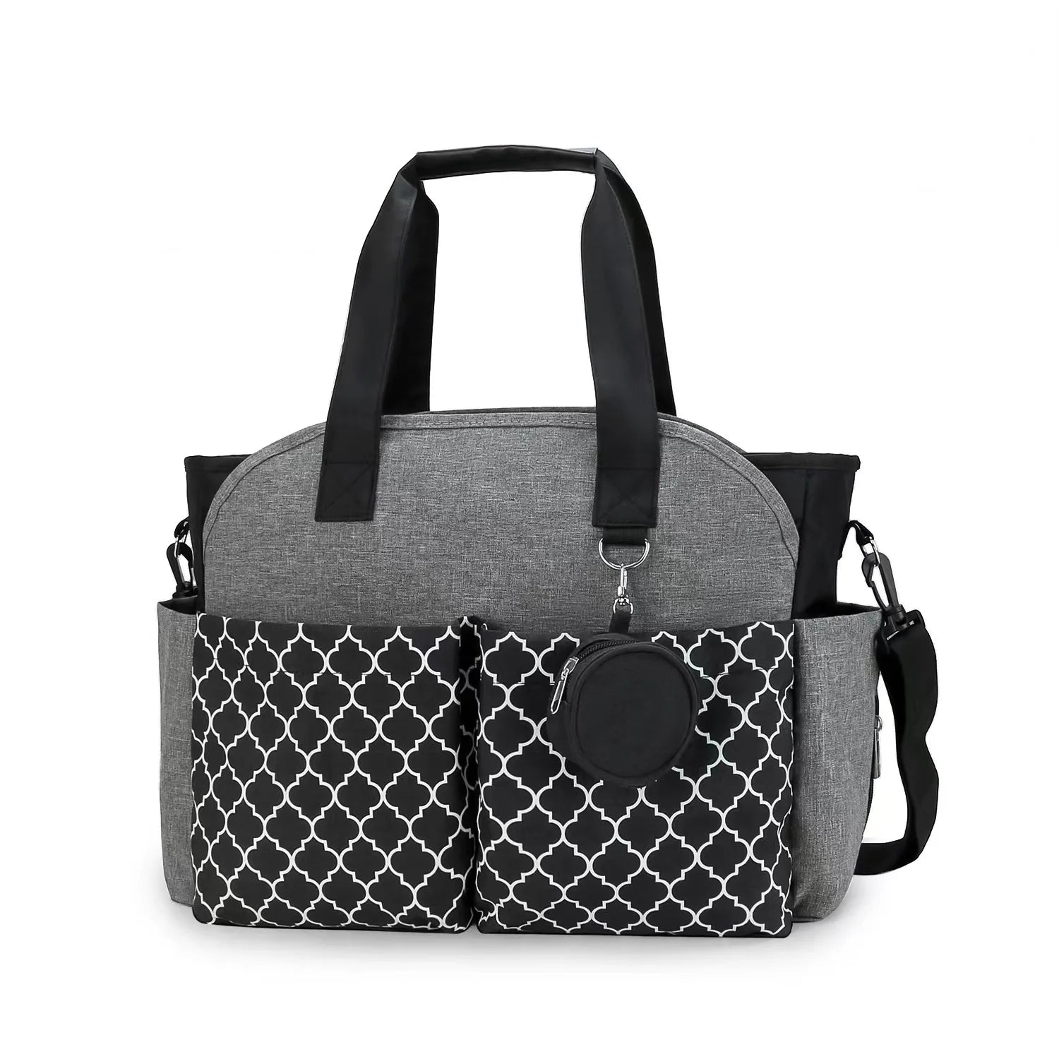 JMT-172938 Luxury Waterproof Folding Diaper Backpack with Changing Station for Parents
