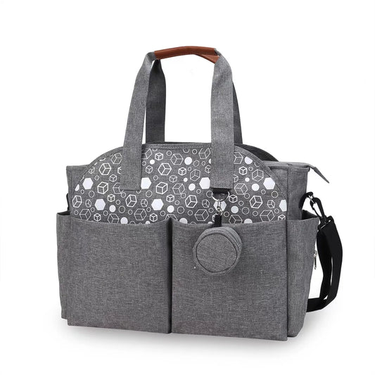 JMT-172938 Luxury Waterproof Folding Diaper Backpack with Changing Station for Parents