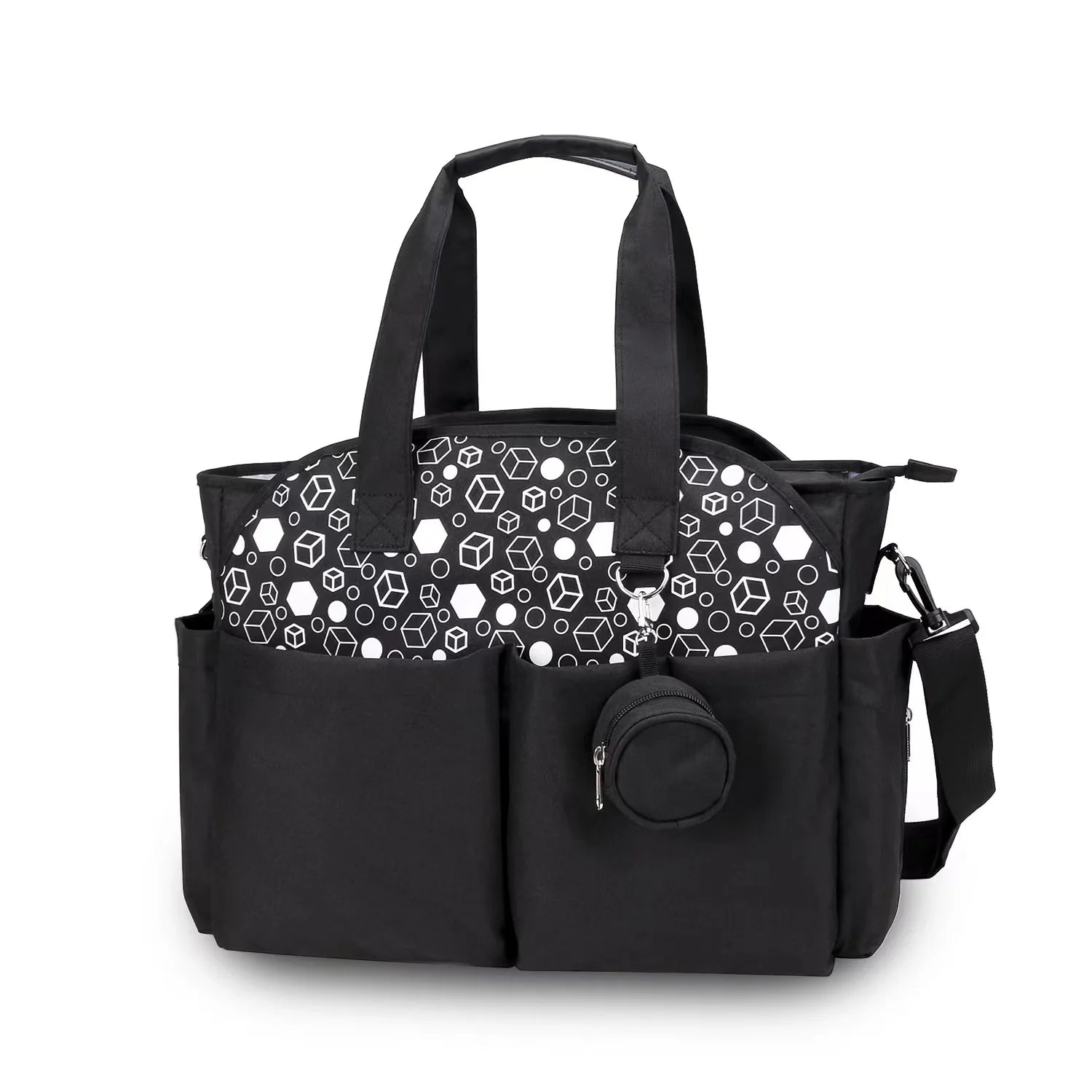 JMT-172938 Luxury Waterproof Folding Diaper Backpack with Changing Station for Parents