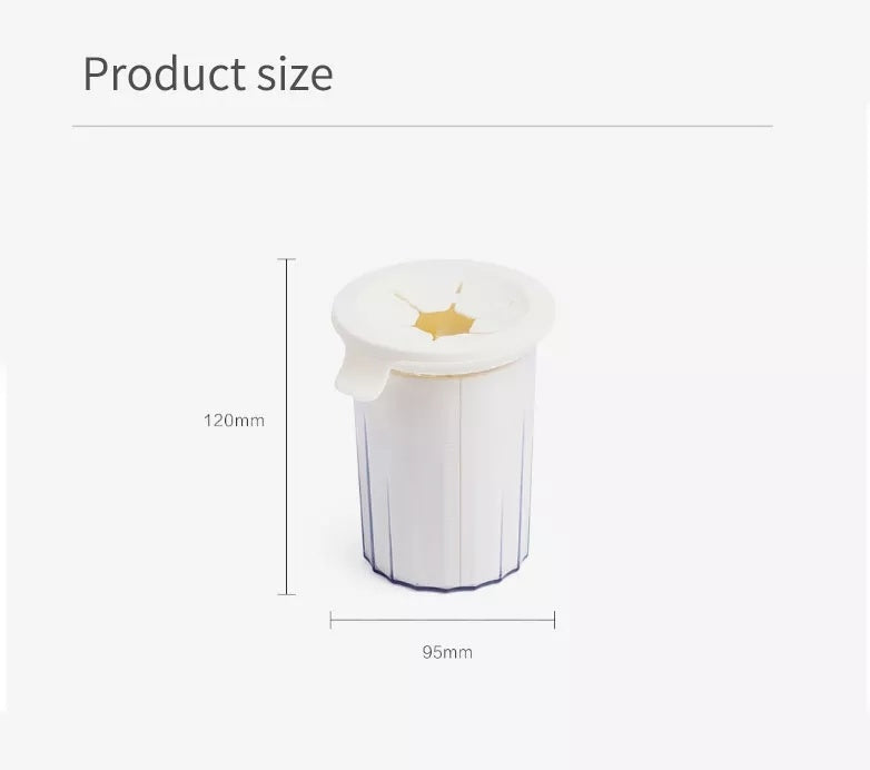 JMT-173066 Portable Pet Foot Washer Cup with Soft Silicone Bristles for Quick and Effective Pet Cleaning