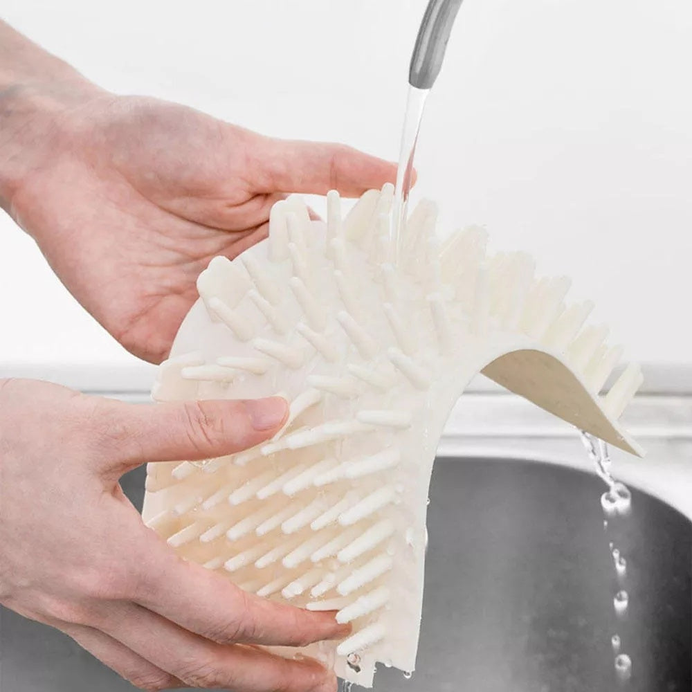 JMT-173066 Portable Pet Foot Washer Cup with Soft Silicone Bristles for Quick and Effective Pet Cleaning