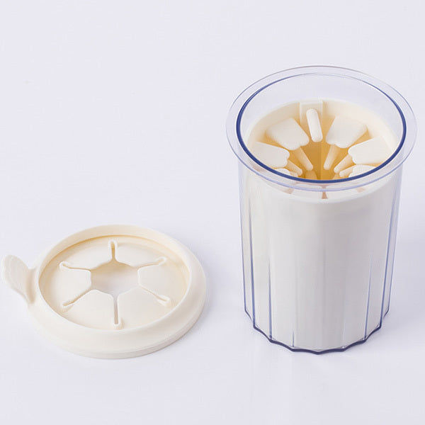 JMT-173066 Portable Pet Foot Washer Cup with Soft Silicone Bristles for Quick and Effective Pet Cleaning