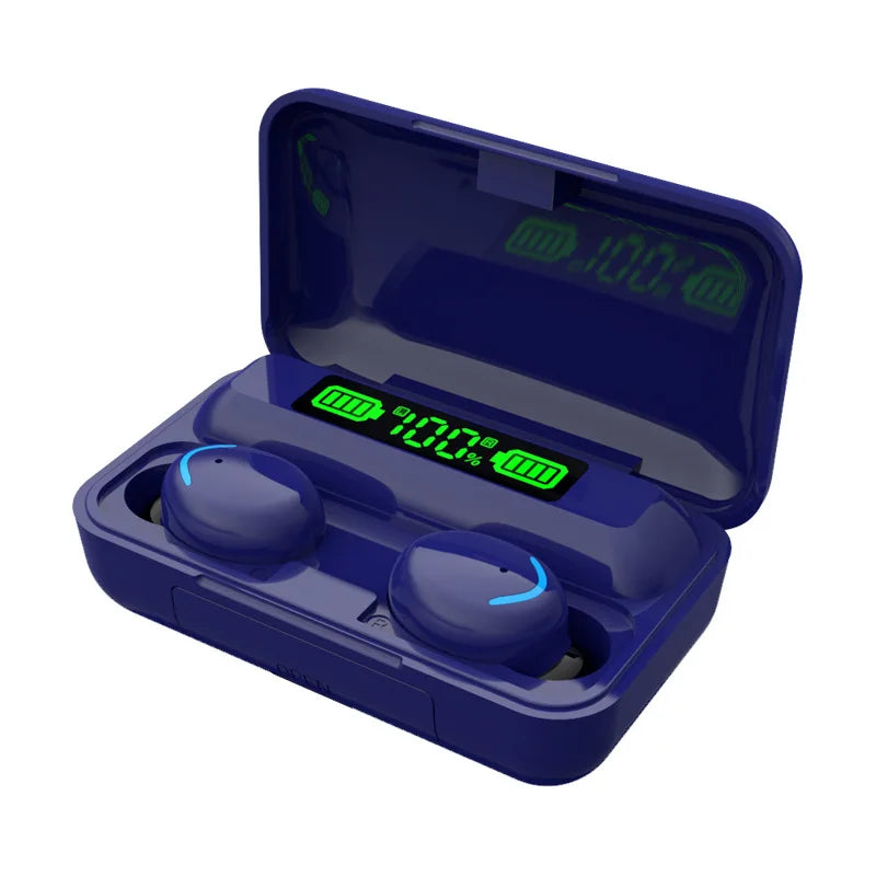 JMT-173322 F9-5 Wireless Earbuds with 9D Stereo Sound, Waterproof Design, and Bluetooth 5.0 Connectivity