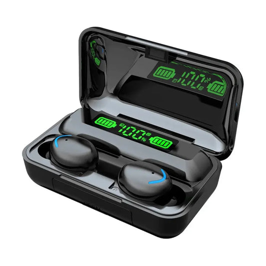 JMT-173322 F9-5 Wireless Earbuds with 9D Stereo Sound, Waterproof Design, and Bluetooth 5.0 Connectivity