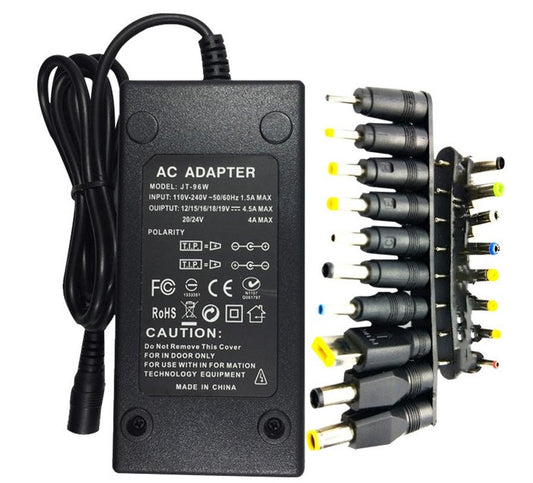 JMT-173322 Universal Adjustable 96W Power Adapter for Various Charging Needs