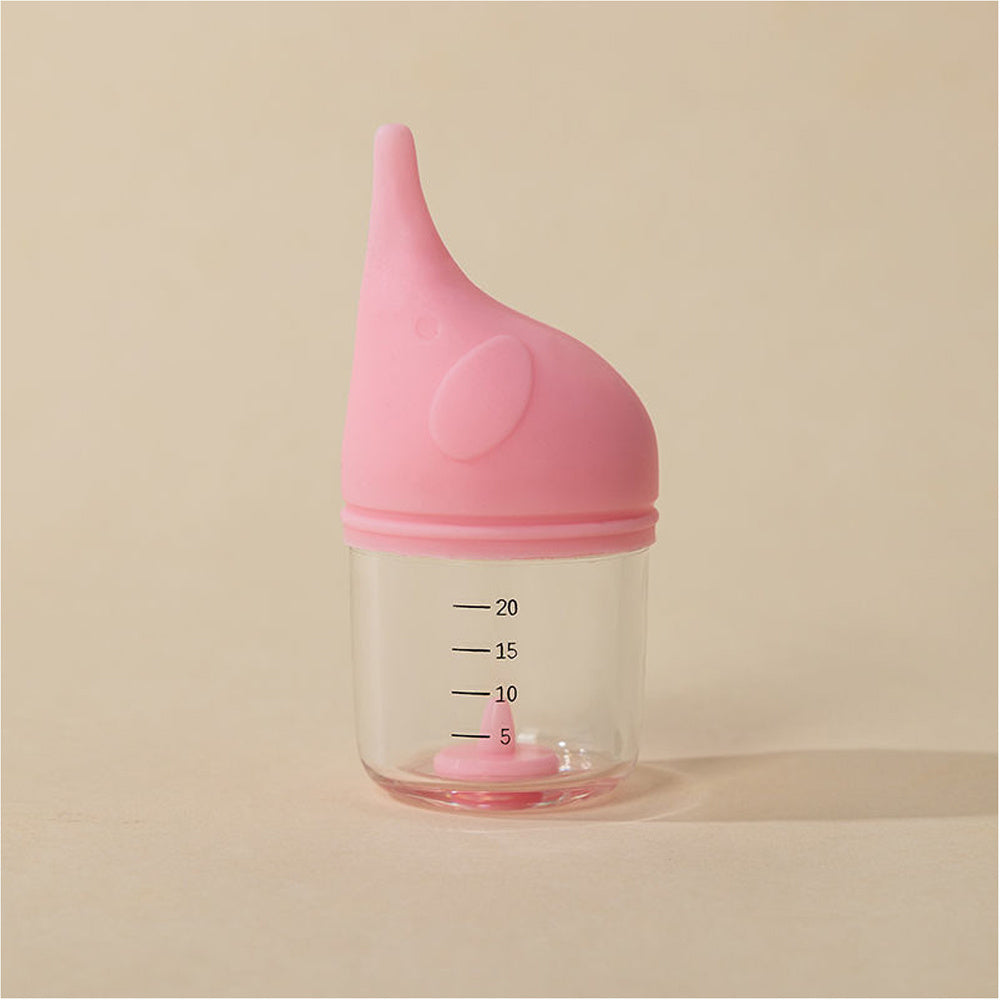 JMT-175114 Soft Silicone Pet Feeding Bottle Kit for Kittens and Puppies with Anti-Choking Valve and Measurement Markings
