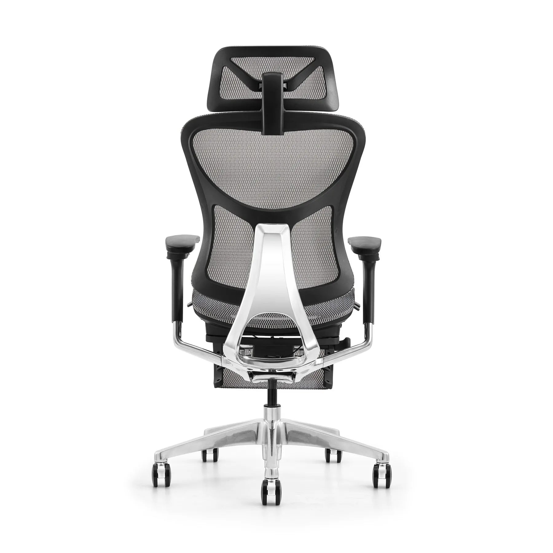 JMT-175882 Ergonomic Adjustable Office Chair with Headrest and Footrest, Full Mesh Design for Comfortable Workstation