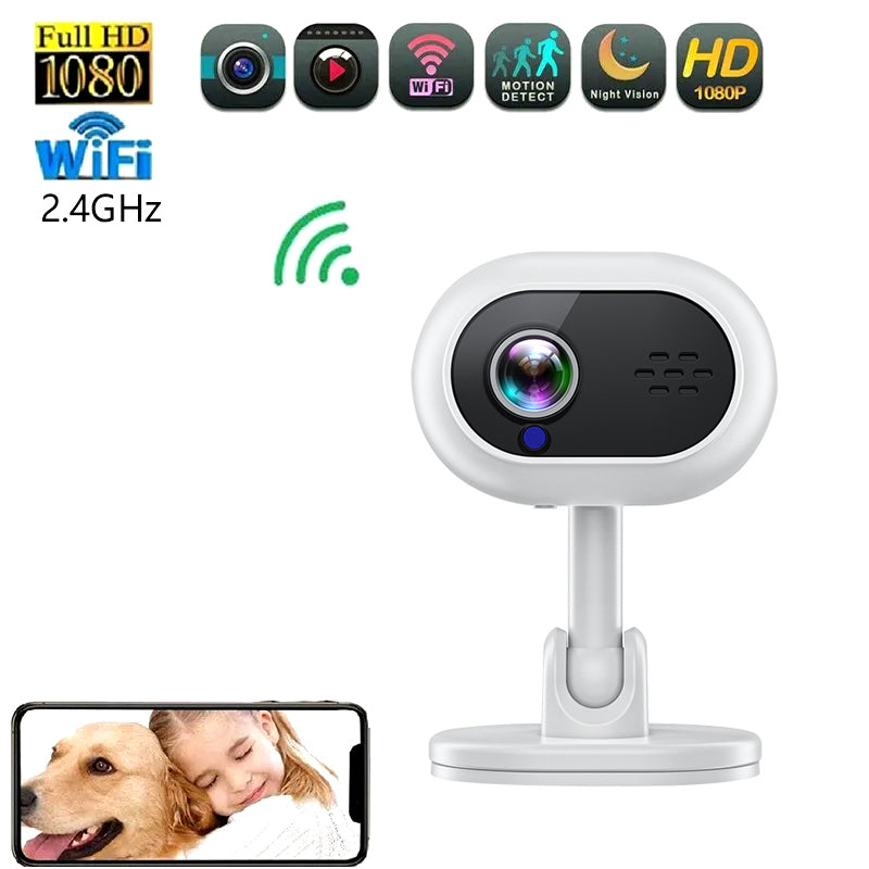 JMT-175946 1080P HD Wireless Mini Camera with Night Vision for Home Monitoring