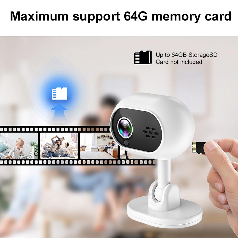 JMT-175946 1080P HD Wireless Mini Camera with Night Vision for Home Monitoring
