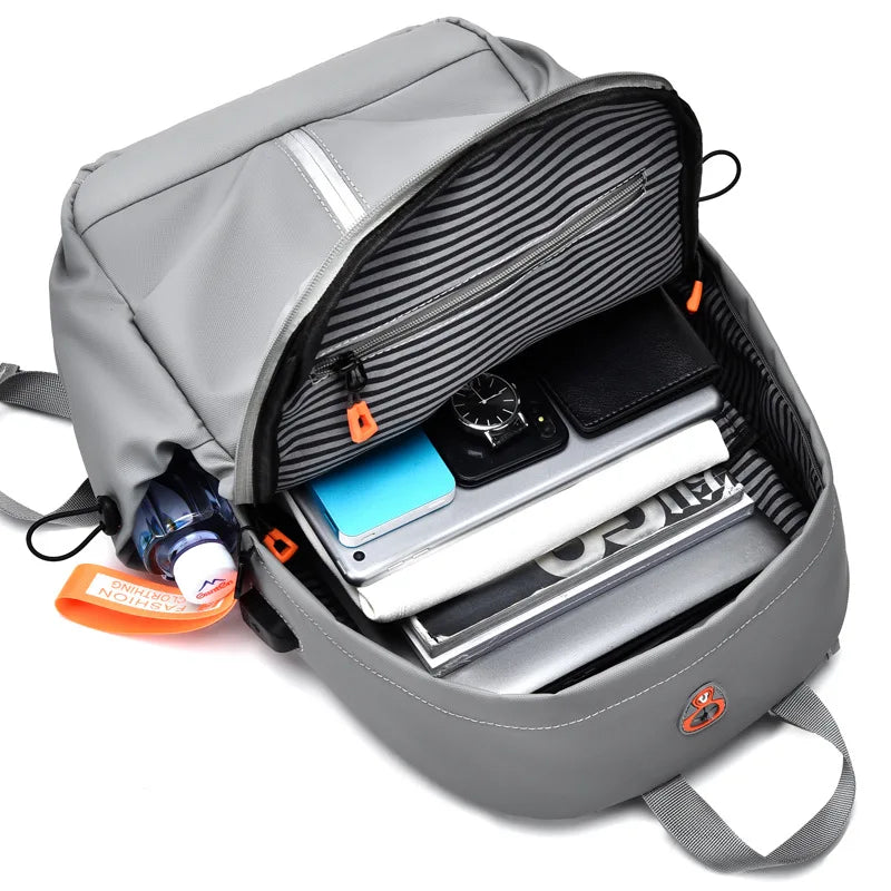 JMT-176458 17 Inch Casual Laptop Backpack for Students and Professionals – Large Capacity Unisex Sports Polyester Bag