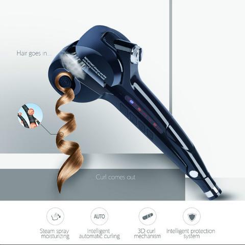 JMT-176586 Automatic Hair Curler with Steam and Ceramic Plates for Quick Styling and Effortless Curls