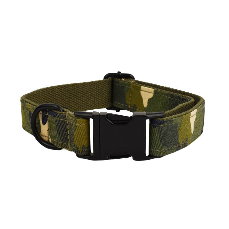 JMT-176778 Camouflage Dog Collar and Leash Set with Bow and Vest Accessories
