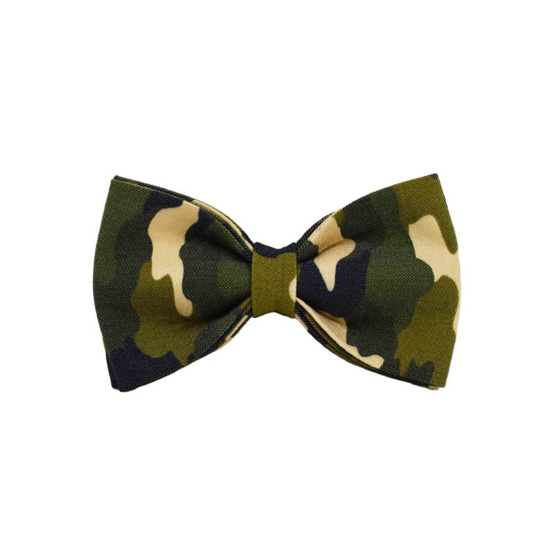 JMT-176778 Camouflage Dog Collar and Leash Set with Bow and Vest Accessories