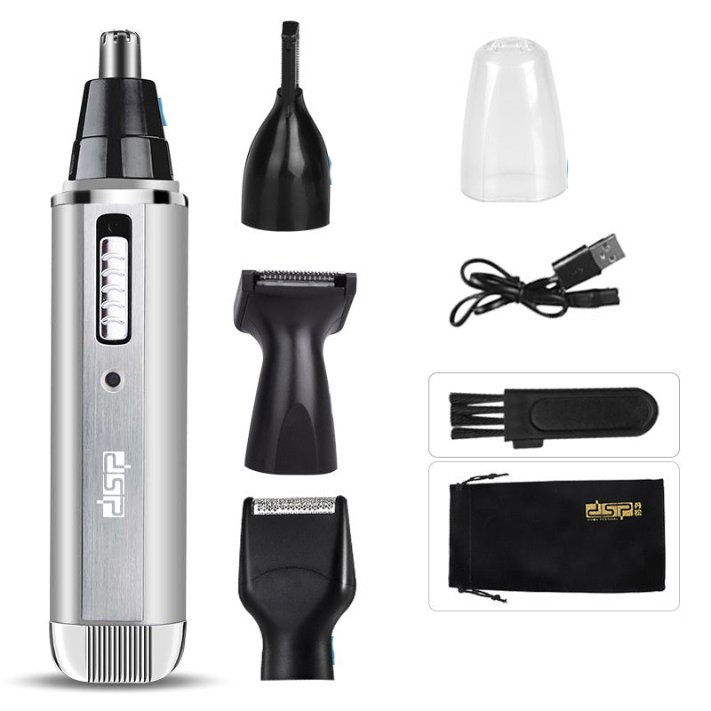 JMT-177226 Electric Shaver for Precision Grooming - Trims Hair, Sideburns, Eyebrows, and Nose Hair in Blue, Black, or Silver
