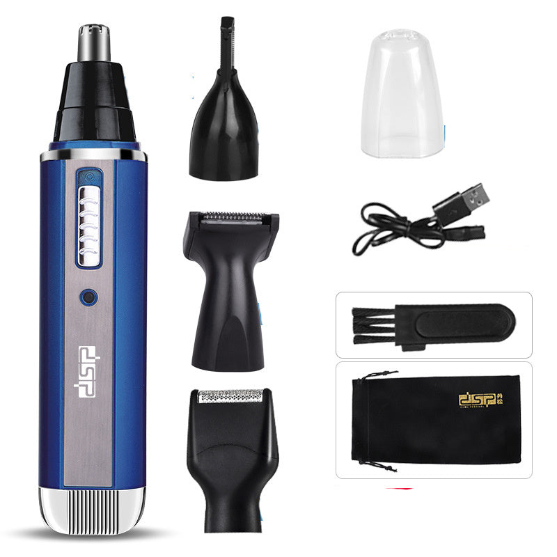 JMT-177226 Electric Shaver for Precision Grooming - Trims Hair, Sideburns, Eyebrows, and Nose Hair in Blue, Black, or Silver