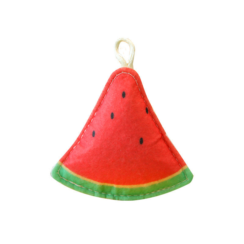JMT-177738 Felt Catnip Chewing Toys in Avocado, Carrot, Watermelon, Duck, Bear, and Penguin Styles