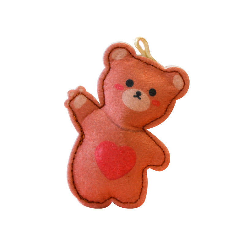 JMT-177738 Felt Catnip Chewing Toys in Avocado, Carrot, Watermelon, Duck, Bear, and Penguin Styles