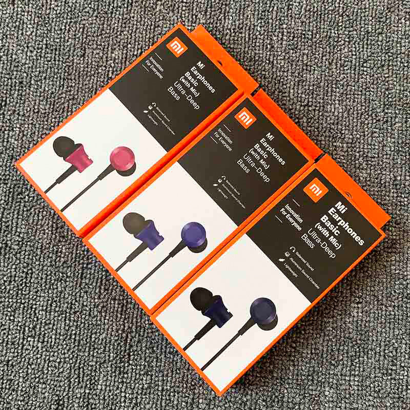 JMT-178250 Wired Piston In-Ear Headphones with 3.5mm Audio Jack - Available in Blue, Red, and Black