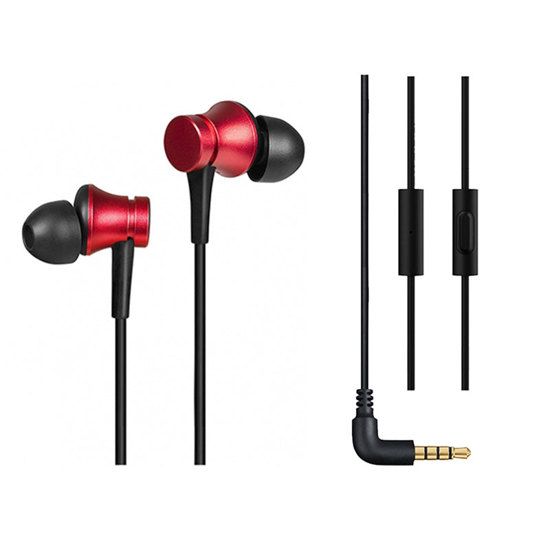 JMT-178250 Wired Piston In-Ear Headphones with 3.5mm Audio Jack - Available in Blue, Red, and Black