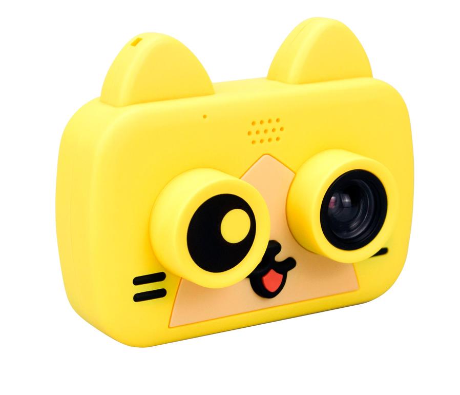 JMT-178506 Kid-Friendly Digital Camera with Cartoon Kitten Design for Little Photographers