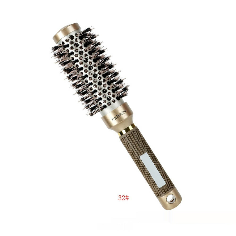 JMT-178570 Elegant Gold Ceramic Aluminum Tube Big Wave Shape Comb - Temperature-Resistant, 25# to 53# Options Available
