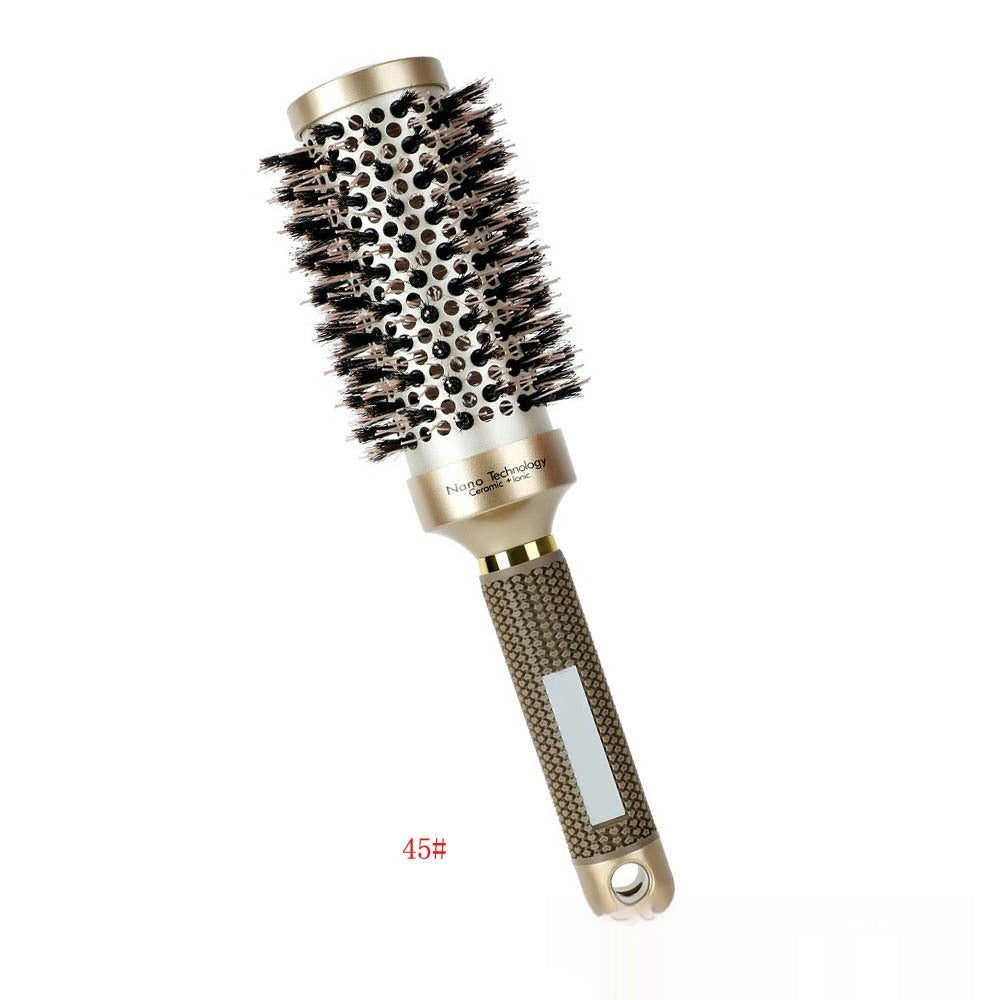 JMT-178570 Elegant Gold Ceramic Aluminum Tube Big Wave Shape Comb - Temperature-Resistant, 25# to 53# Options Available
