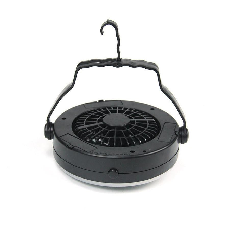 JMT-178634 Portable Rechargeable Waterproof Multi-Function Camping Fan and Light for Outdoor Activities