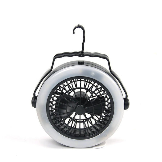 JMT-178634 Portable Rechargeable Waterproof Multi-Function Camping Fan and Light for Outdoor Activities