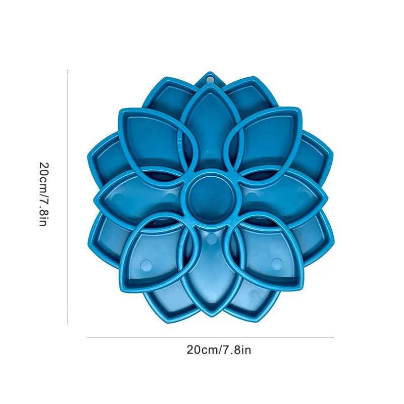 JMT-178762 Pet Slow Feed Licking Tray - Easy to Clean, Durable and Bite-Resistant Feeding Mat for Cats and Dogs