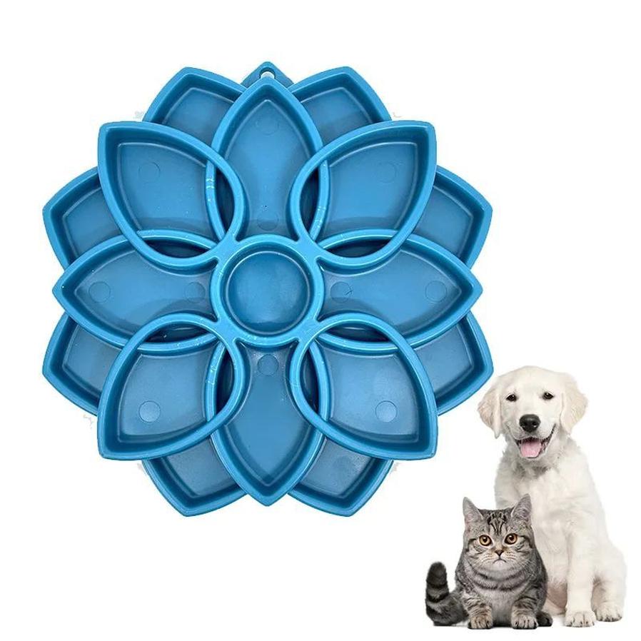 JMT-178762 Pet Slow Feed Licking Tray - Easy to Clean, Durable and Bite-Resistant Feeding Mat for Cats and Dogs
