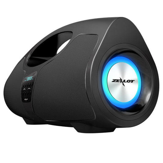 JMT-178762 Portable Bluetooth Speaker with Microphone - Black, 32GB Storage, USB Powered, 10m Range