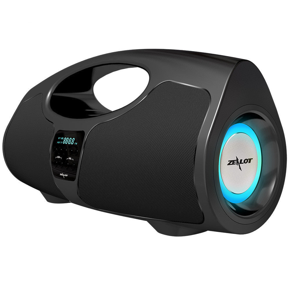 JMT-178762 Portable Bluetooth Speaker with Microphone - Black, 32GB Storage, USB Powered, 10m Range