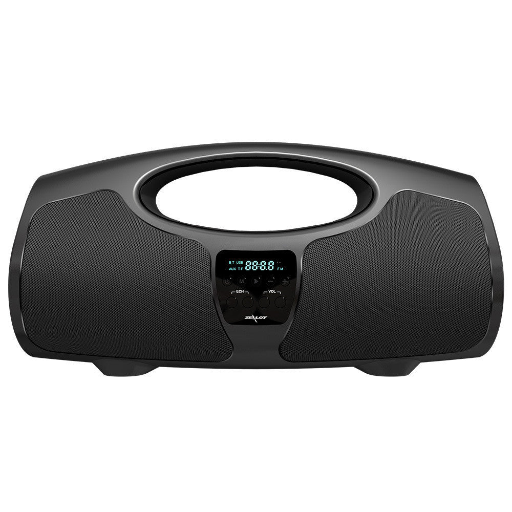 JMT-178762 Portable Bluetooth Speaker with Microphone - Black, 32GB Storage, USB Powered, 10m Range