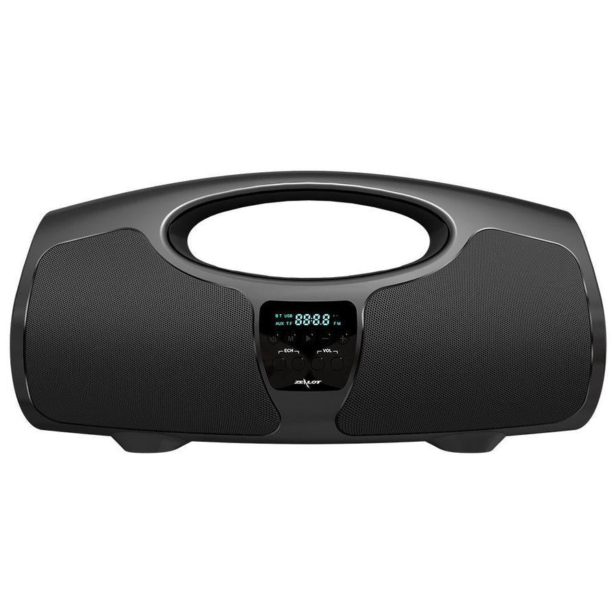 JMT-178762 Portable Bluetooth Speaker with Microphone - Black, 32GB Storage, USB Powered, 10m Range