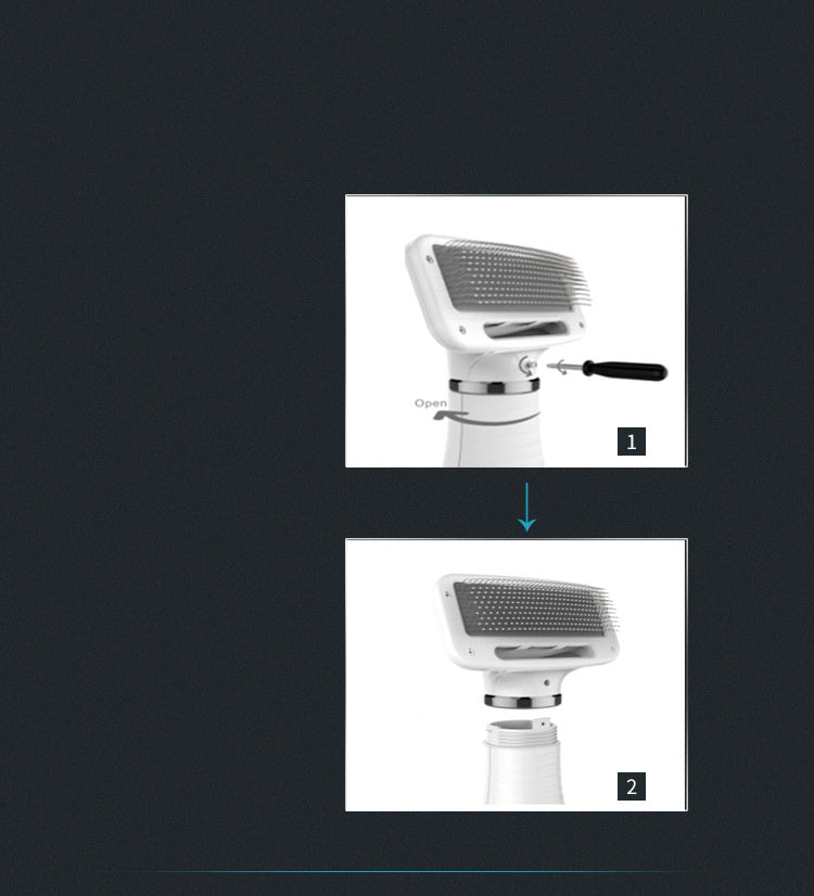 JMT-178826 All-in-One Pet Brush Hair Dryer with Adjustable Air Volume for Dogs and Cats