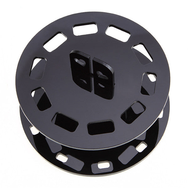 JMT-179018 Round Black Makeup Brush Holder with 10 Holes for Easy Storage