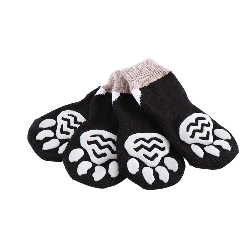 JMT-179210 Indoor Pet Socks - Breathable, Anti-Slip, and Easy-to-Clean Cotton Blend