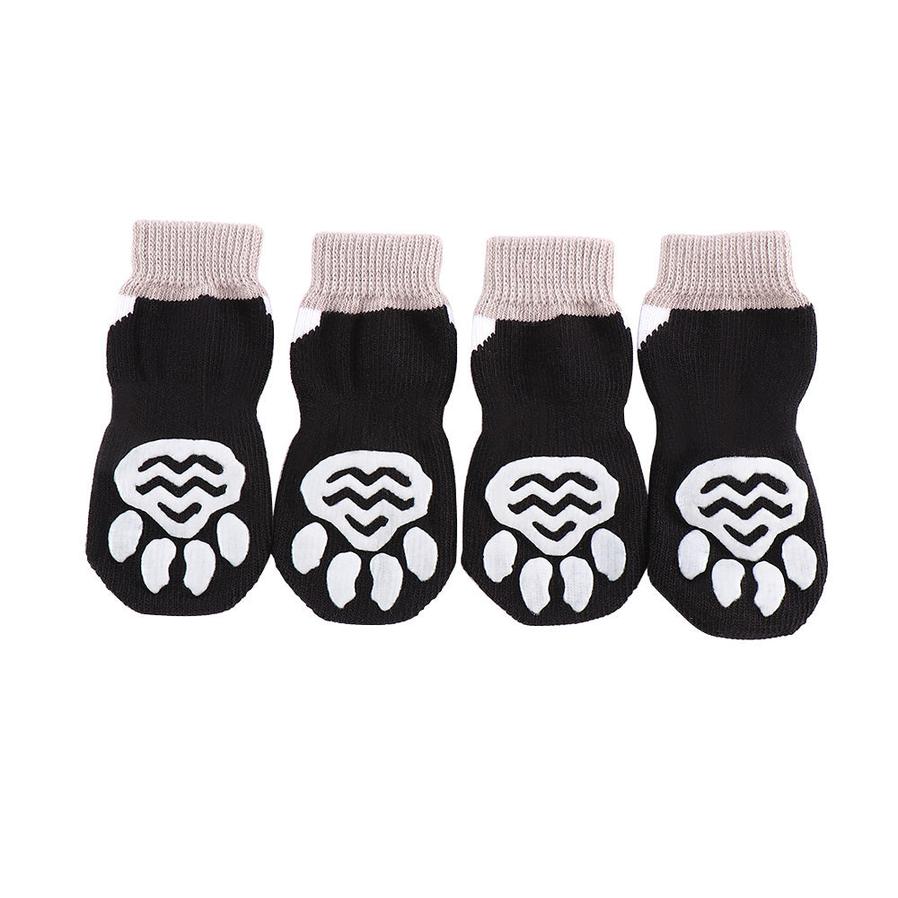 JMT-179210 Indoor Pet Socks - Breathable, Anti-Slip, and Easy-to-Clean Cotton Blend