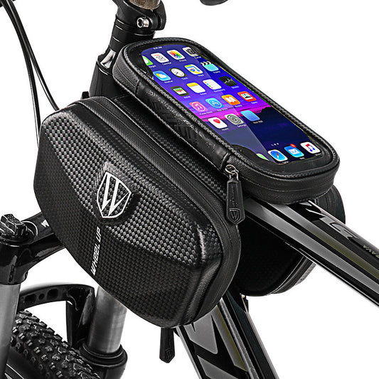 JMT-179274 EVA Hard Shell Water-Resistant Bicycle Beam Bag