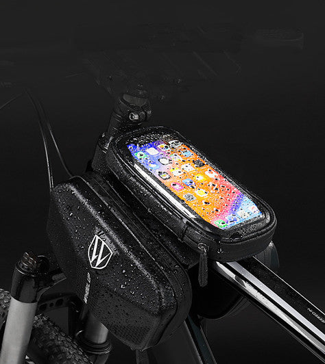 JMT-179274 EVA Hard Shell Water-Resistant Bicycle Beam Bag
