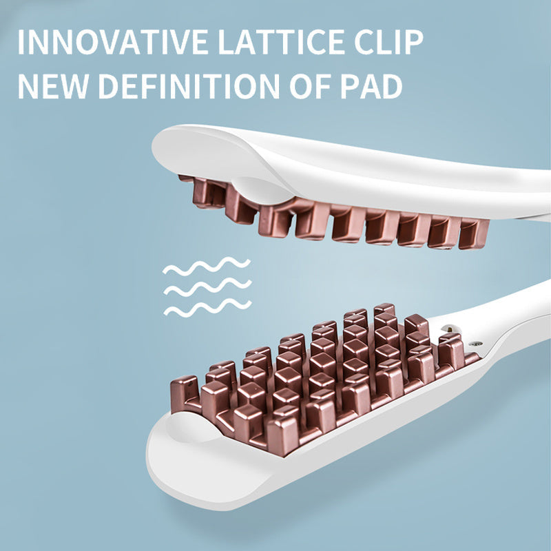 JMT-179722 Corrugated Hair Crimping Iron with Ergonomic Handle and Fast Heating Feature