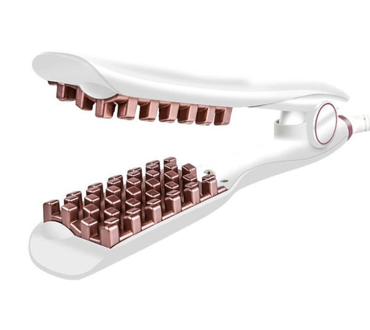 JMT-179722 Corrugated Hair Crimping Iron with Ergonomic Handle and Fast Heating Feature