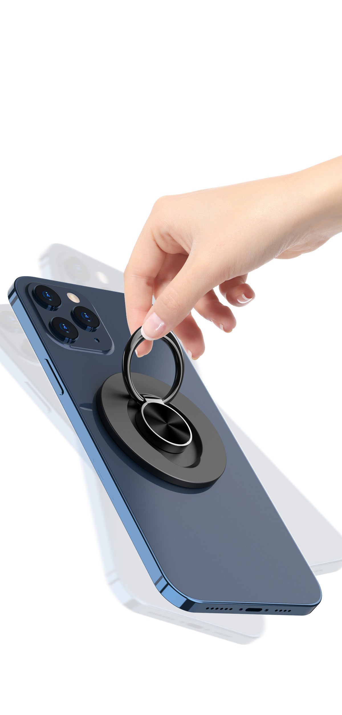 JMT-180746 Mobile Phone Magnetic Ring Holder for Car - Customizable Logo, Strong Magnet, Easy to Use