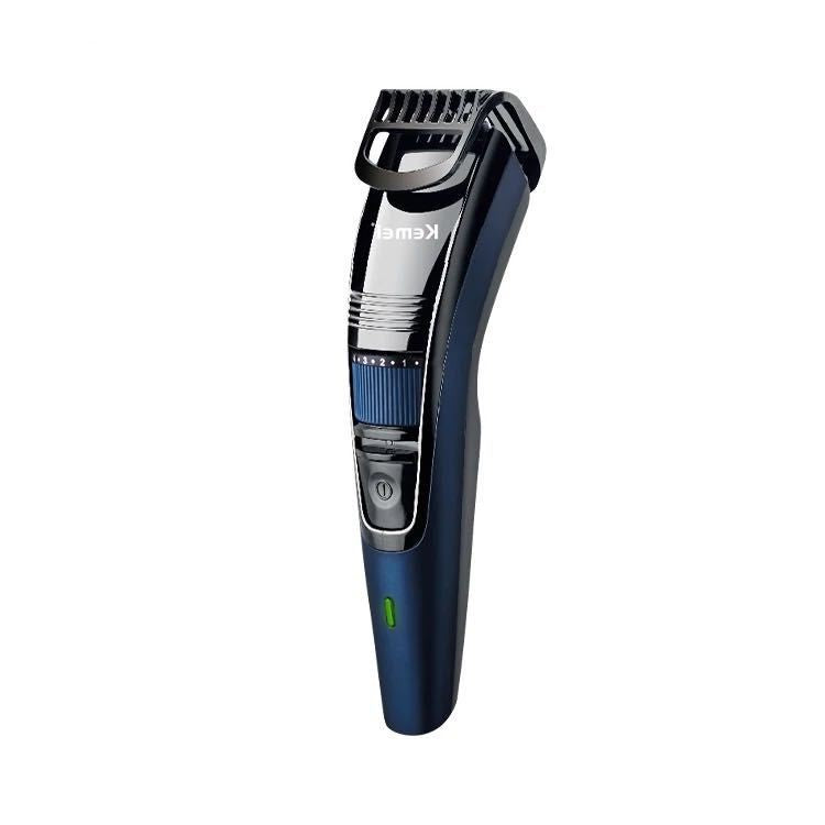 JMT-181130 Rechargeable Stainless Steel Hair Clipper with Adjustable Head - Model KM-632