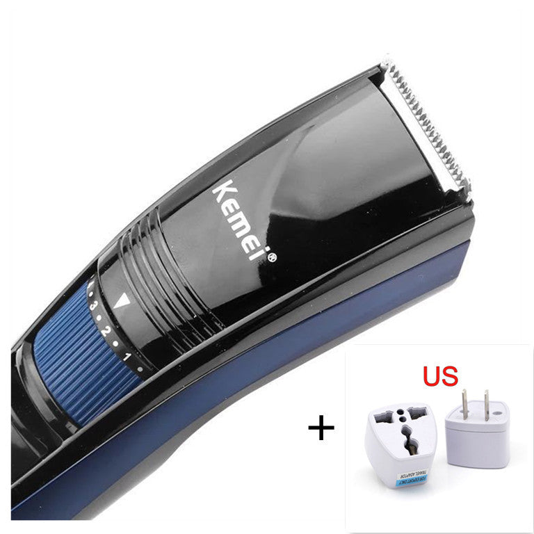 JMT-181130 Rechargeable Stainless Steel Hair Clipper with Adjustable Head - Model KM-632