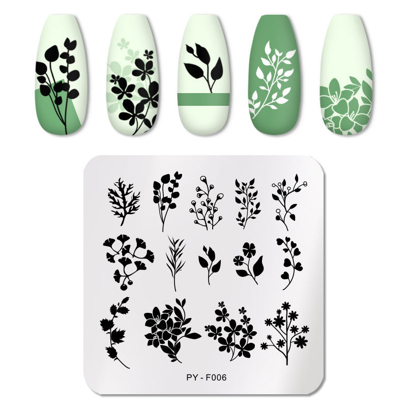 JMT-181194 Nail Stamping Plate - Stainless Steel Manicure Tool for Beautiful Nail Designs