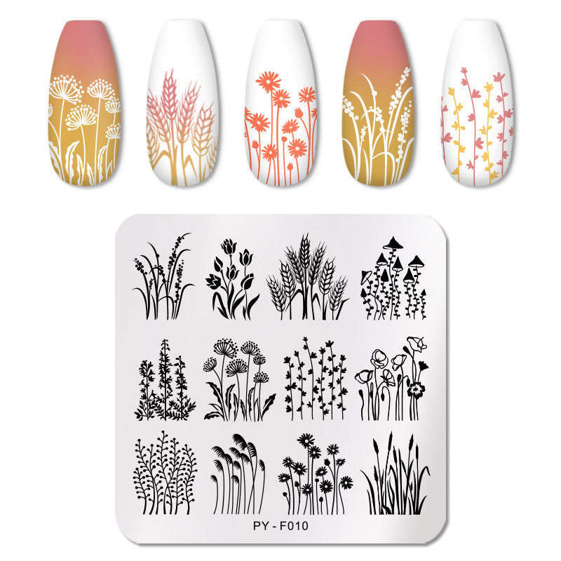 JMT-181194 Nail Stamping Plate - Stainless Steel Manicure Tool for Beautiful Nail Designs